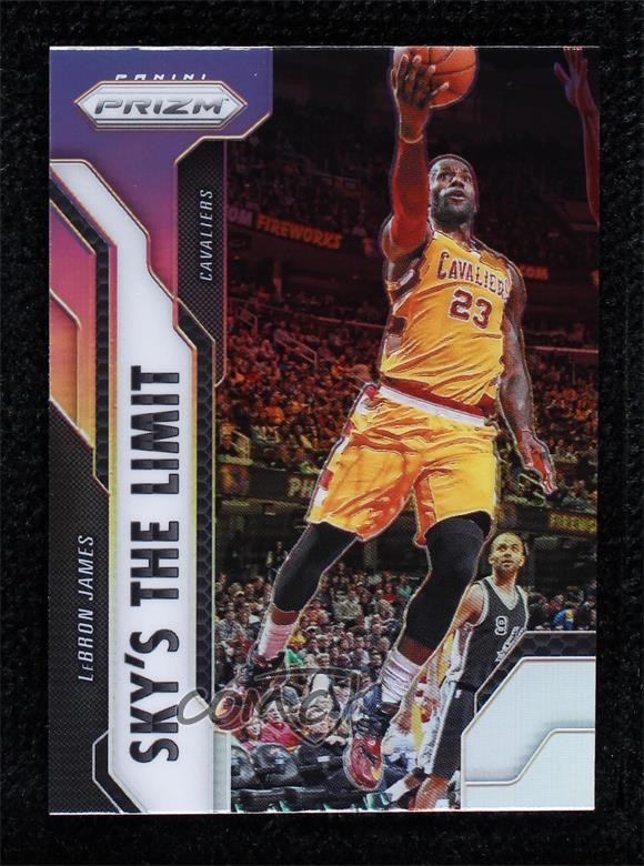 2016-17 Panini Prizm Sky's the Limit Silver Prizm LeBron James #4 00d2
