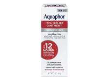 Aquaphor Itch Relief Ointment, Maximum Strength 1% Hydrocortisone 2 oz 03/2026