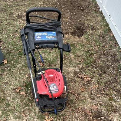 #ad #ad Ex cell 2500 PSI 6.5 HP Wheel Mounted Gas Pressure Washer 2.3 GPM $90.00