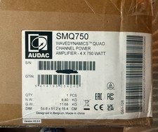 audac SMQ750 Quad channel power Amplifier 4x 750 WATT