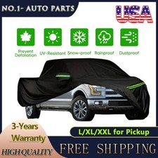 Pickup Truck Full Car Cover For Ford F150 Waterproof Sun All Weather Protection