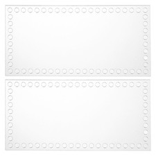 8 x 4 Inch 2 Pcs Crochet Basket Bottoms Rectangle Acrylic Base for Crochet