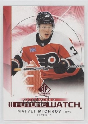 2024-25 SP Authentic Future Watch Limited Red Matvei Michkov #185 12u8