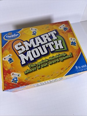 Thinkfun Smart Mouth Quick Thinking Shout It Out WORD GAME 2+ Players
