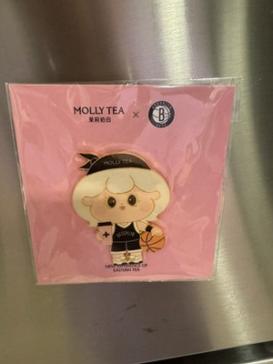 2025 Molly Tea x NBA Brooklyn Nets exclusive limited edition magnet NY ? Tea