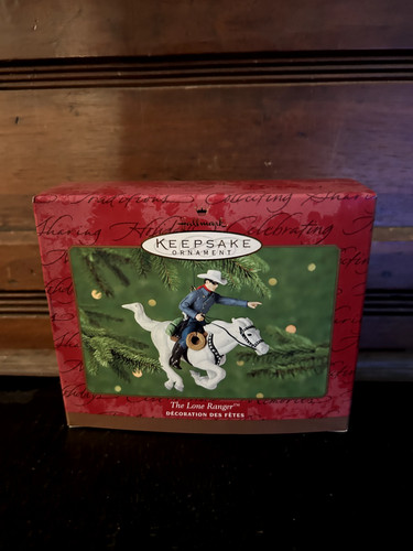 Hallmark THE LONE RANGER Keepsake Ornament 2000 Christmas Silver Horse Christmas