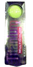 NIB - Intech MultiColor Titanium Optimum Distance Golf Balls For Women  Qty. 3 