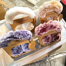 1 pair Just Cozy Women's Faux Fur Ear Muffs with Faux Fur DM for color request
