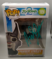 Andy Samberg Signed Autographed  Funko Pop #1656 Pawbert Lynxley COA#151653 AUTO