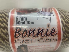 Bonnie Craft Cord by Pepperell 6mm 100yd Brownie NEVER OPENED