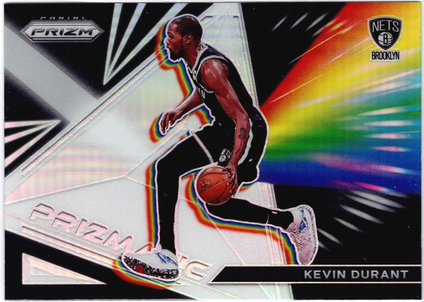 2021-22 Panini Prizm - Prizmatic Kevin Durant #10 Silver Prizm