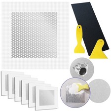 Wall Repair Drywall Repair kit, Self Adhesive Fiberglass 4 Inch Aluminum Wall...