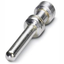 10PC PHOENIX CONTACT - IC 1663585 Male Crimp Contact 2.5 Turned silver plated .