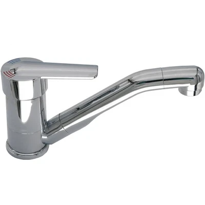 Wasserhahn Einhebelmischer Parma Wohnmobil Wohnwagen Caravan Boot + Schalter chr - Bild 1 von 3