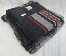 2 pc PENDLETON Set of Throws Blankets Shelter Bay Combo 60"x 50" NWT