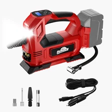 Cordless Tire Inflator Air Compressor for Milwaukee M18 Battery, 150PSI Portable
