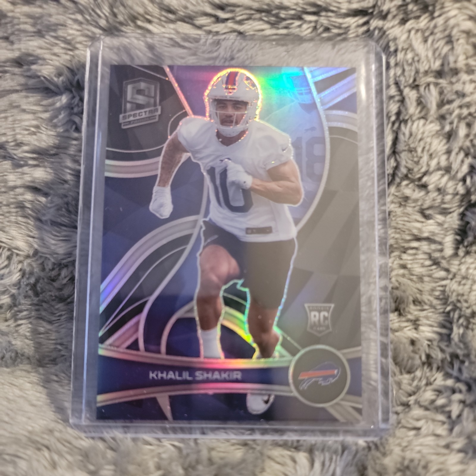 2022 Panini Spectra Rookies Silver Prizm Khalil Shakir #177 Rookie RC