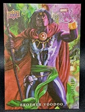 Marvel Unbound 2022 Upper Deck #62 Brother Voodoo Canvas 284/299 Fred Ian Card