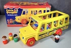 VTG 1985 Fisher Price Little People School Bus #192 In Original Box USA