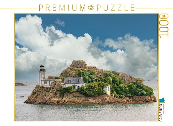 Calvendo Puzzle Louet Island With Its Old Lighthouse | 1000 Pieces, Finished Siz-image