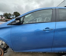 RENAULT ZOE GT DOOR FRONT LEFT LH BLUE COMPLETE 2012-2019 NO MIRROR 801012271R