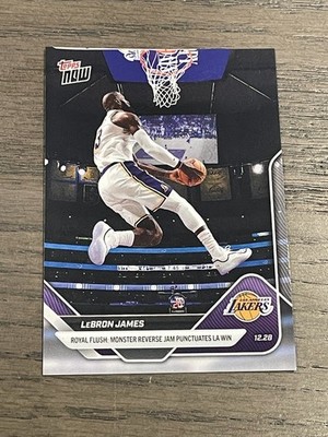 2025-26 Topps Now LeBron James Royal Flush Monster Jam #107 Los Angeles Lakers