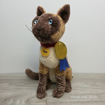 Disney Store - The Incredible Journey - Tao Cat Plush - 13'' Siamese Cat