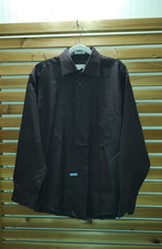 Non Iron Cotton Pronto Uomo Men's Dress Shirt Size Large Brown Plum NICE