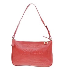 Borsa a tracolla BVLGARI S. Bulgari logo pelle rossa Italia GHW 67CB142