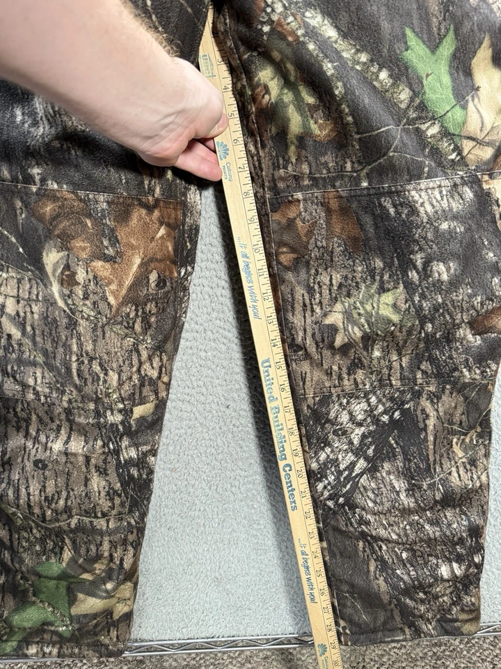 Cabelas Pants Youth 2XL XXL Camouflage Suspenders Insulated Mossy Oak Break Up - Image 4 of 4