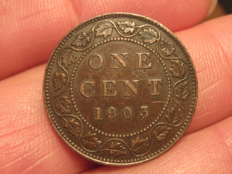1903 CANADIAN LARGE CENT, FREE SHIPPING (#451E)