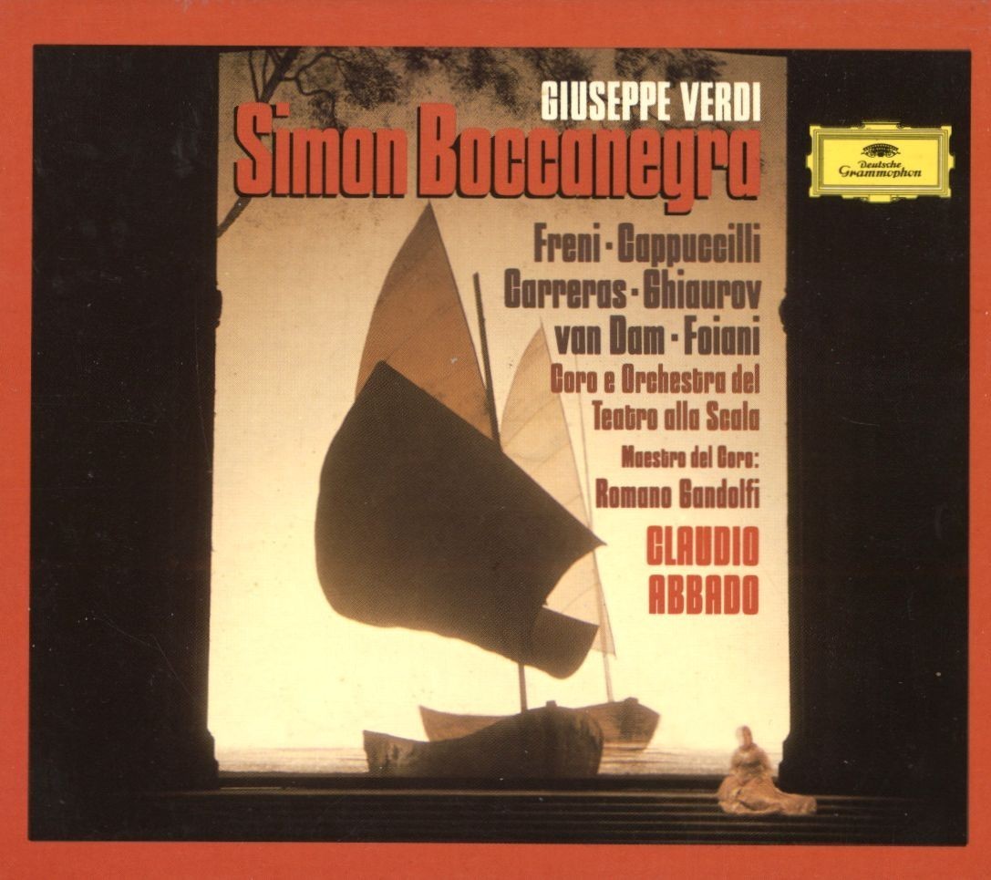 VERDI Simon Boccanegra / Cappuccilli, Freni, Carreras, Abbado (2 CDs, 1997, DG)
