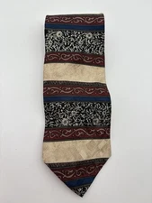 Mark Alexander Stripes Design Neck Tie 58"- Pre-Owned