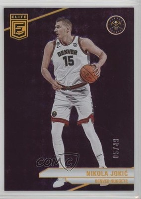 2023-24 Donruss Elite Purple 5/49 Nikola Jokic #191 7ba
