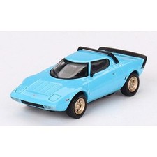 Mini-Gt 1/ 64 Lancia Stratos Hf Stradale Azzurro Chiaro Light Blue LHD