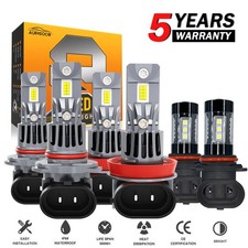 For Ram 1500 BIG HORN CREW CAB PICKUP 4DOOR 5.7L 2014 6K LED Headlight+Fog Light