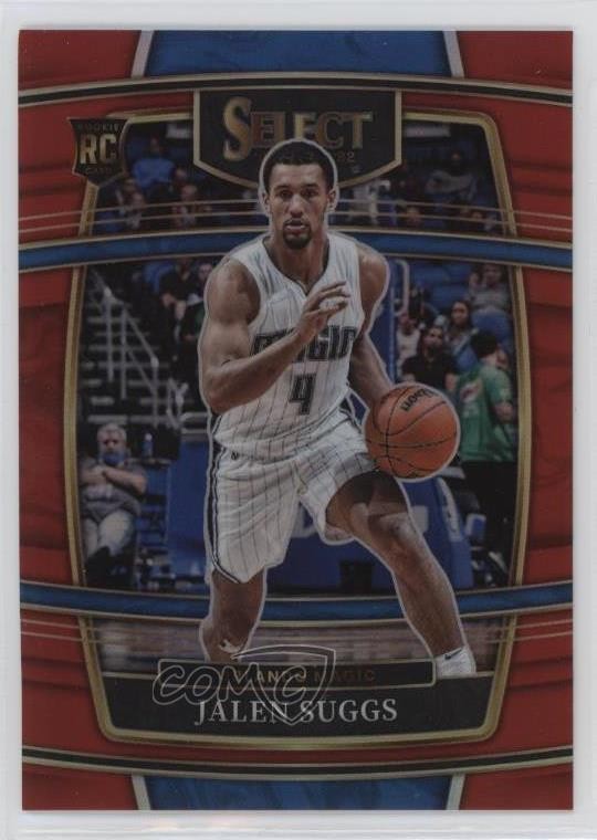 2021-22 Panini Select Concourse Red Prizm 196/199 Jalen Suggs #27 4f5