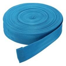 25Yard x 1 1/2" Width Nylon Webbing Strap Poly Flat Webbing Strapping Lake Blue