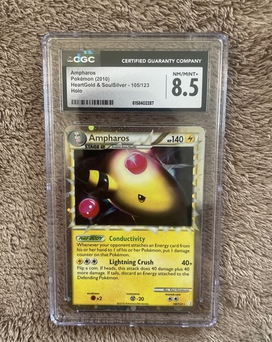Ampharos graded CGC 8.5 for sale on eBay