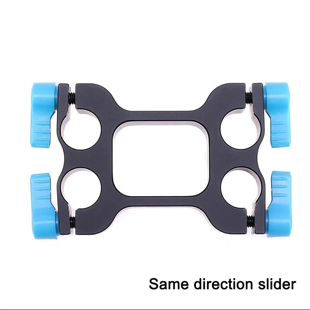 DP3000 Offset Riser Rail Block Rod Clamp for 4Pcs 15Mm Rod DSLR Rig System