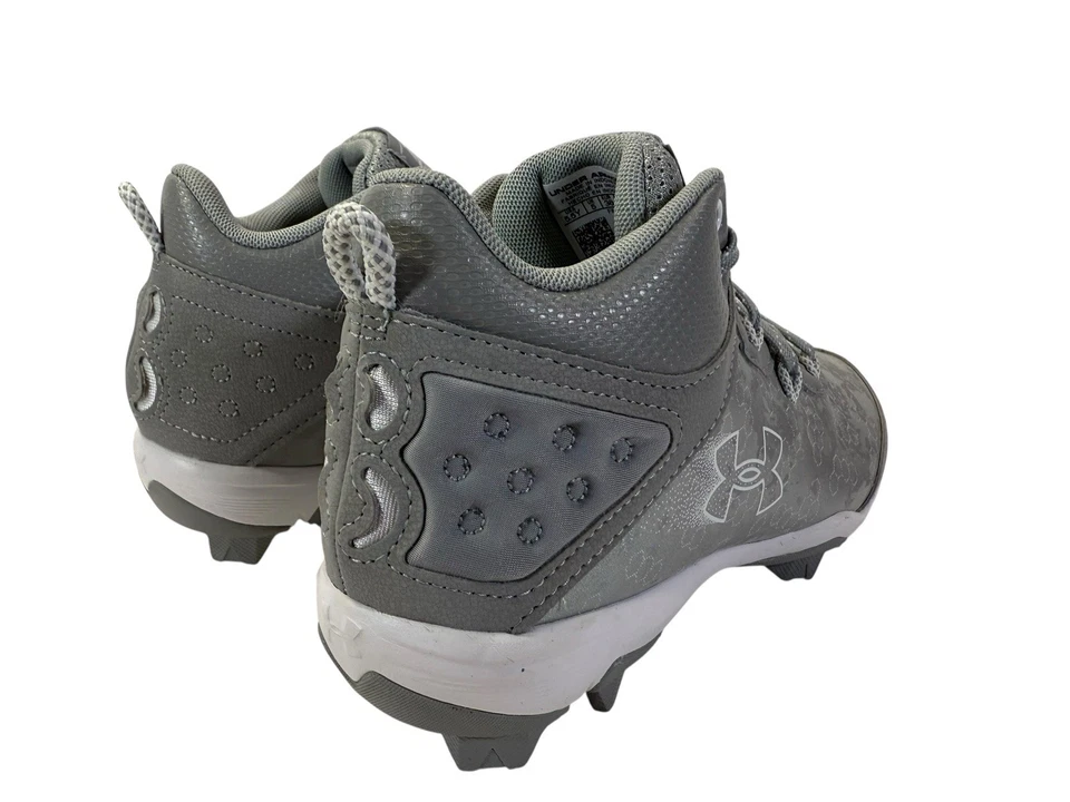 Under Armour Harper TPU Jr. Botines de béisbol para niño gris plata 5,5 jóvenes 5,5 años Foto 3 de 4