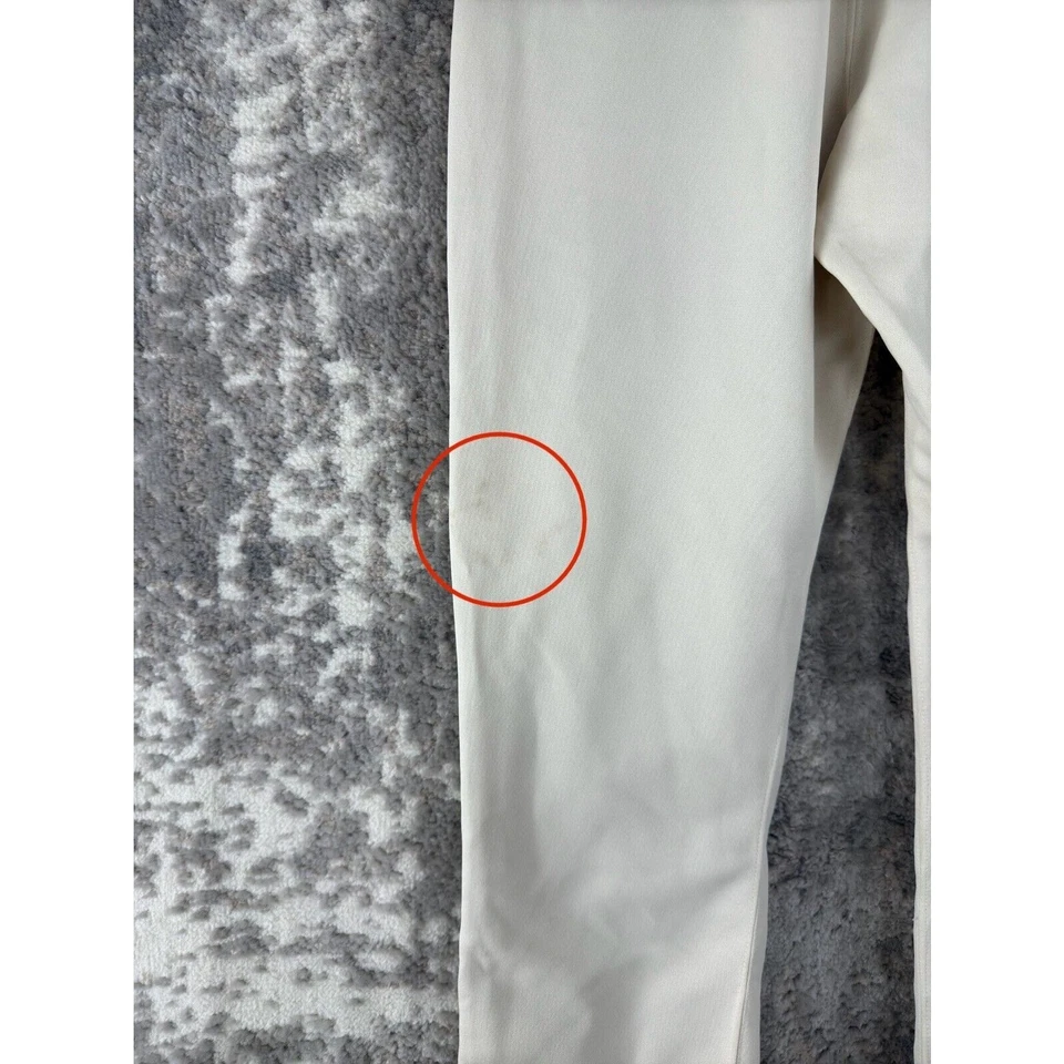 Majestic Womens Size M Softball Baseball Beige Pullon Pants Ivory Athletic - Image 3 of 4