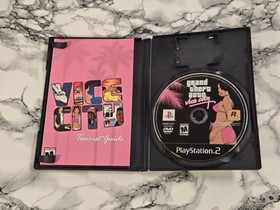 GTA Grand Theft Auto Vice City (Sony Play Station 2, PS2, 2002) -- Map + Poster