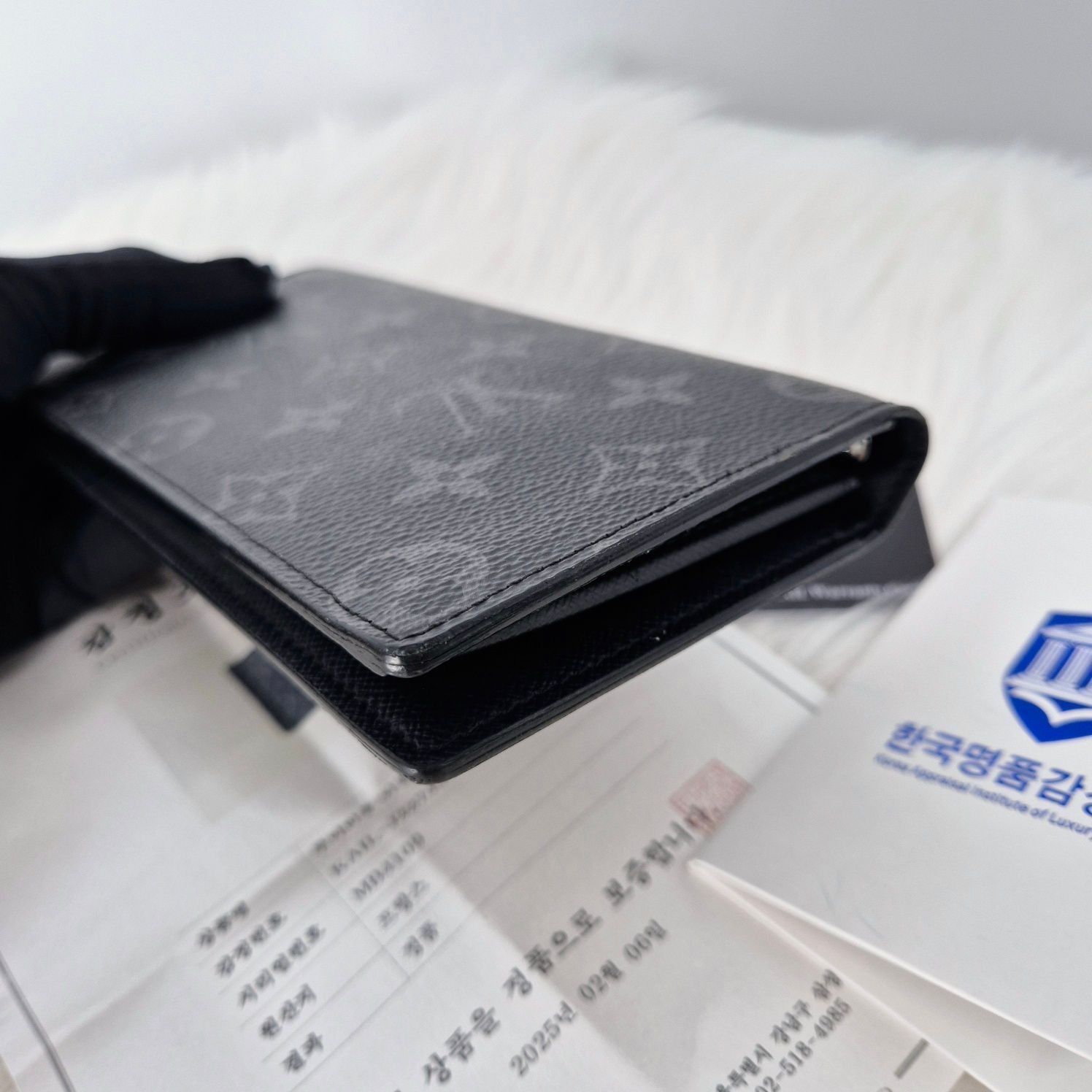 Louis Vuitton Eclipse Monogram Brazza Wallet (M61… - image 6