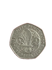 2007 50P FIFTY PENCE COIN 100 YEARS OF SCOUTS FREE POST