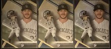 2021 Topps Gold Label Trevor Story Purple /99, Blue /150, Black