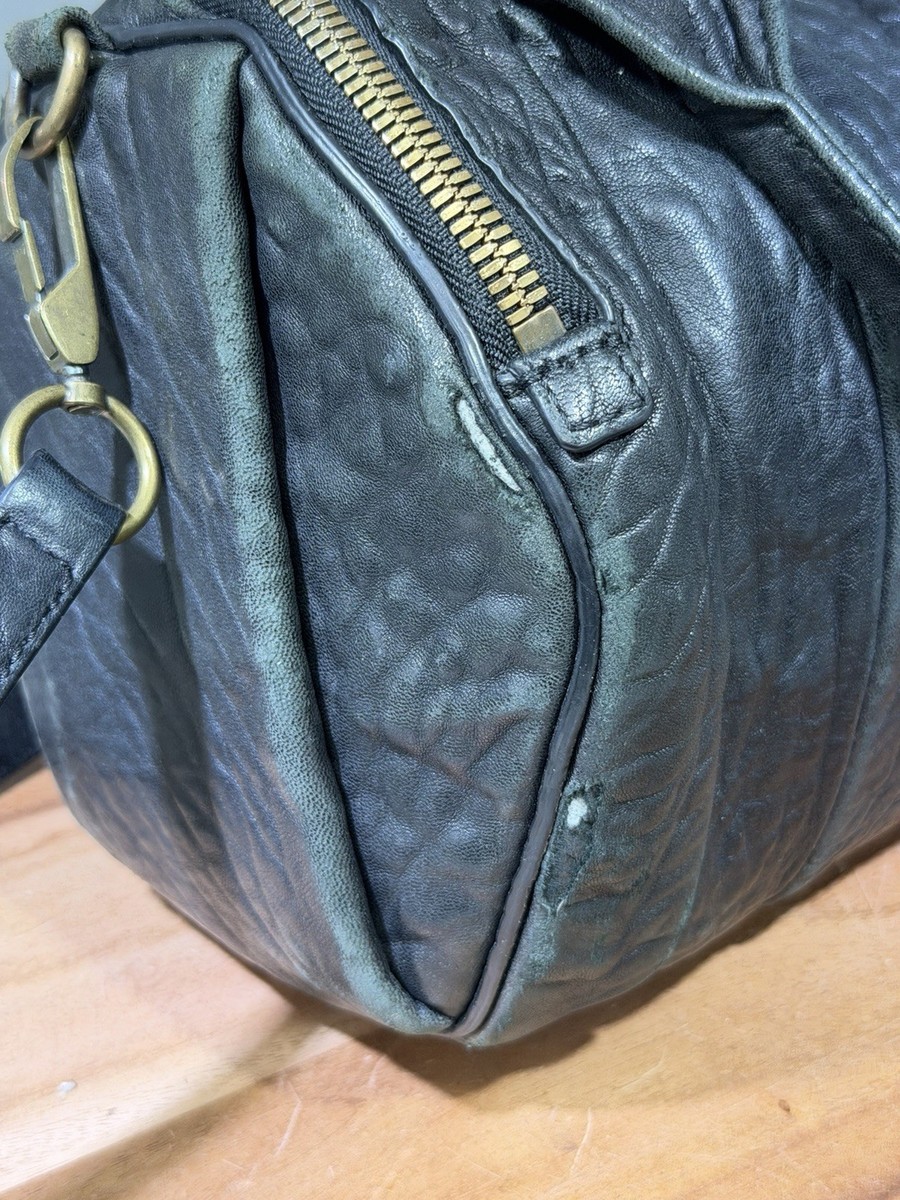 Alexander Wang Rocco Bag In black pebbled leather with hardware Studs View 4