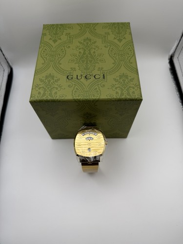 Gucci Grip YA157409 38mm Gold Stainless Steel Unisex Wristwatch