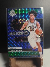 2024-25 Panini Jared McCain Give and Go Mosaic #5 Green Prizm Rookie