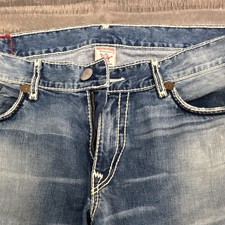 True Religion Men s Blue Medium Wash Relaxed ...